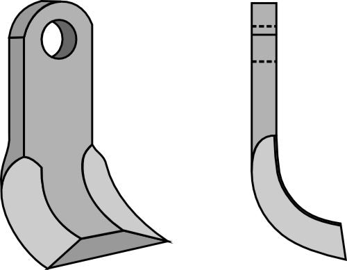 Y-blade 110x40mm