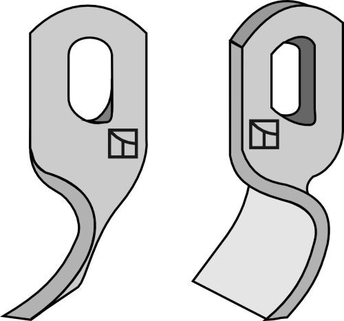 Twisted blade 95x35mm
