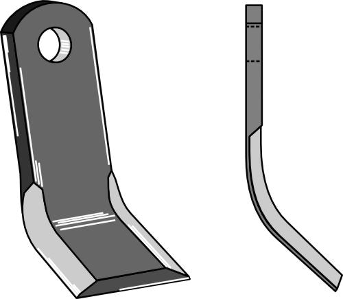 Y-blade 130x40mm