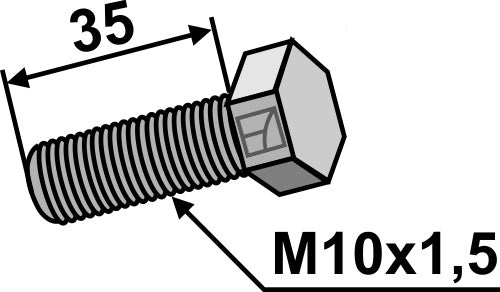bolt M10x35