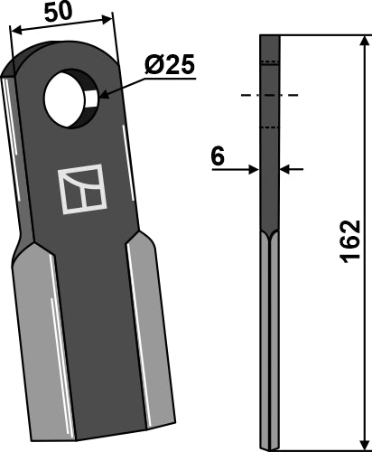 Flail RC162x50mm