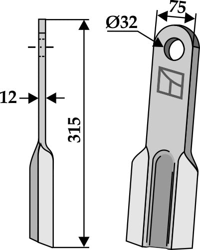 Flail 315x75mm