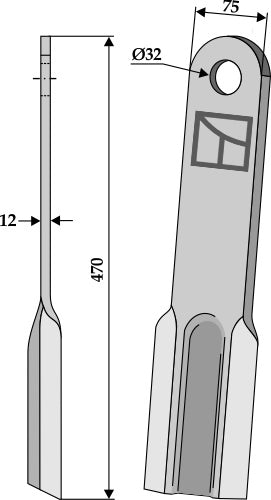 Flail 400x75mm