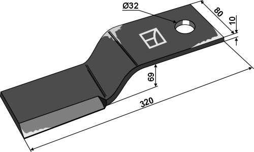 Mover-blade 320mm