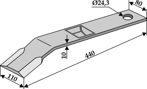 Mover-blade 440mm