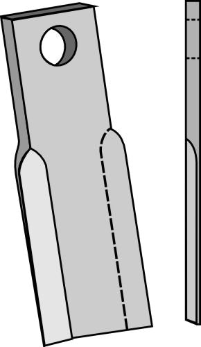 Straight blade 345x80mm