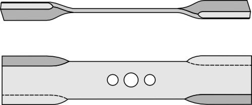 Mover-blade 400mm - right