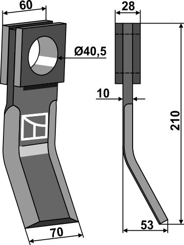 Flail 210x60mm