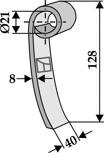 Flail 128x40mm