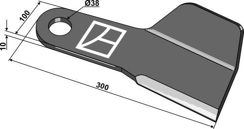 Blade 300mm, left