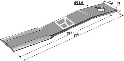 Mover-blade 630mm