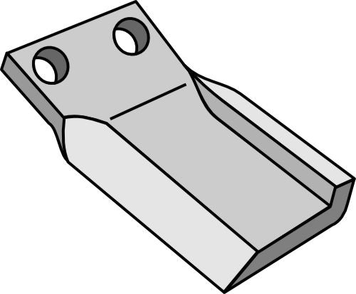 Replace blade 145x80mm, right