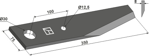 Flail 350x75mm