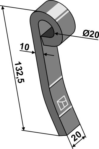 Flail 132,5x20mm