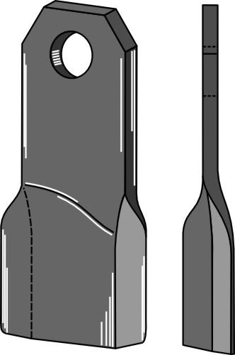 Comminution blade 200x70mm, left model