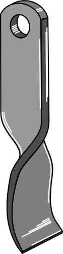 Twisted blade 125x35mm