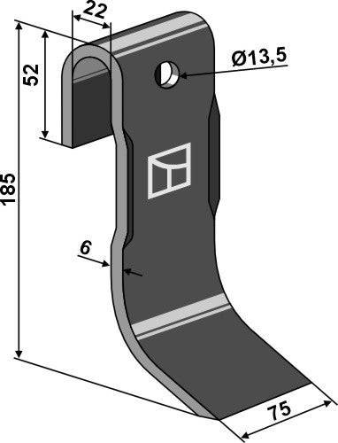 Flail 185x75mm