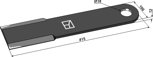 Mover-blade 415mm