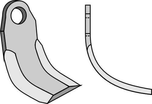 Arched blade 120x61mm