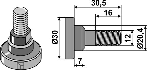 Blade bolt