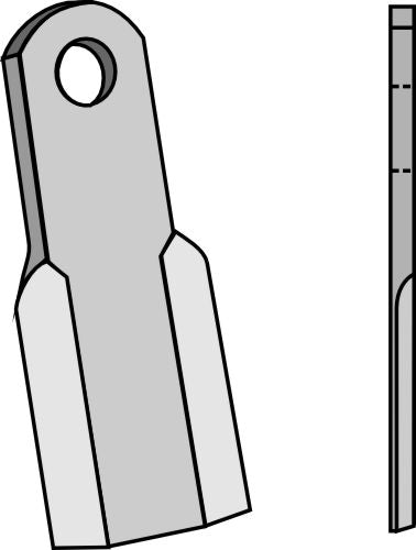 Straught balde 200x50mm