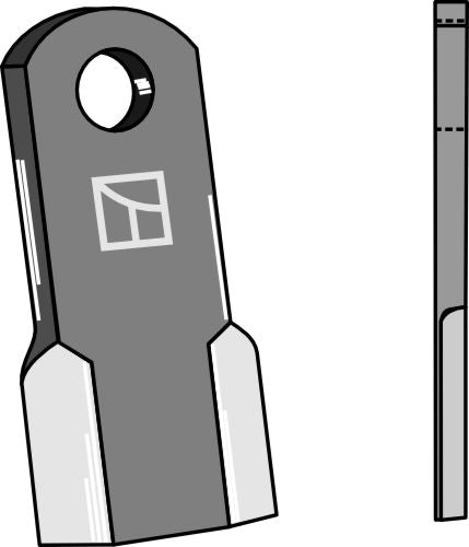 Straight blade 115x50mm