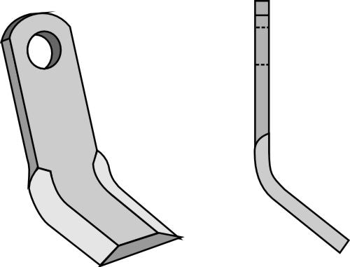 Y-blade 130x40mm