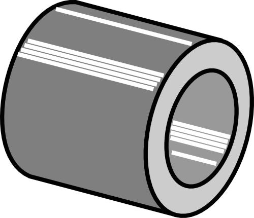 Aluminium bush 25xØ12xØ20