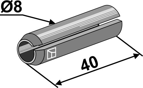 Clamping pin - Ø8x40