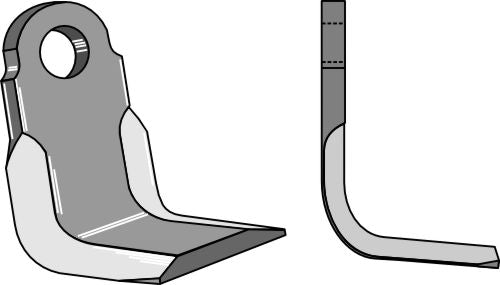 L-blade 102x50mm