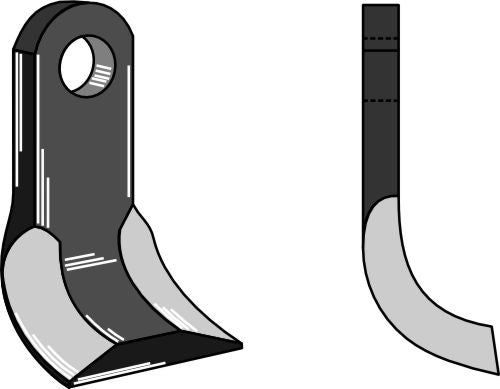 Y-blade 105x40mm