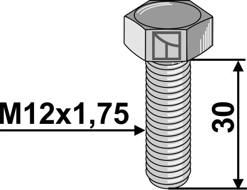Bolt - M12 - 10.9