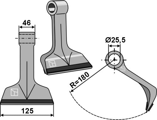Pruning hammer 125x46mm - PTA