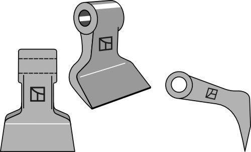 Pruning hammer 77x39mm