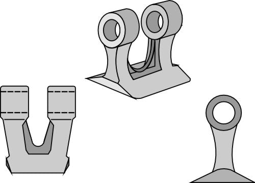 Pruning hammer 77x80mm