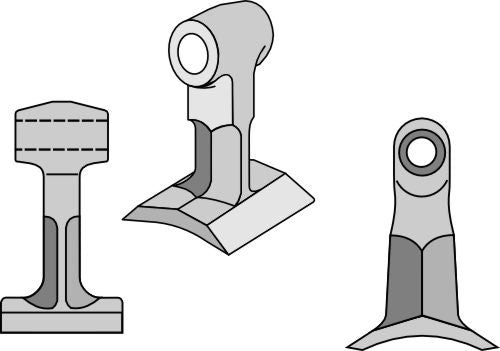 Pruning hammer 55x44mm