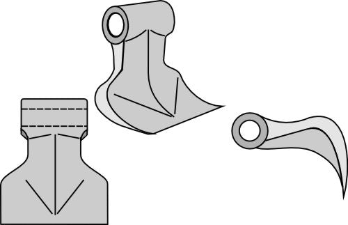 Pruning hammer 100x75mm