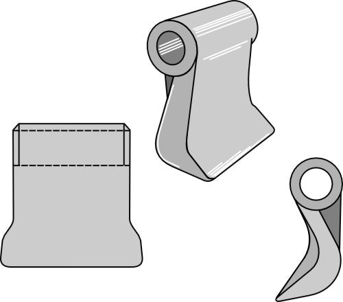 Pruning hammer 61x53mm