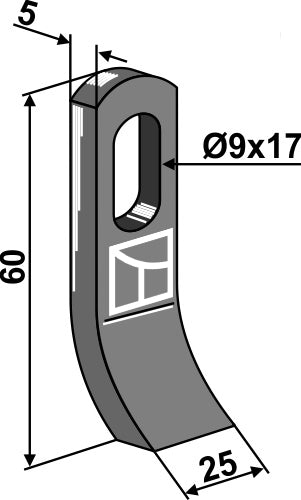 Flail 60x25mm