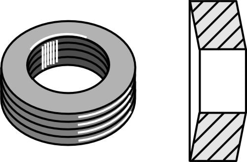 Elastic washer Ø32,5x6,5xØ17