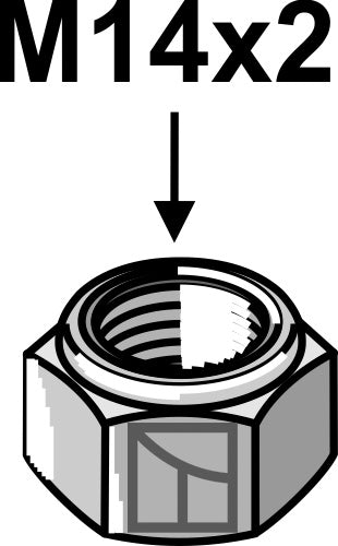 Self-locking nut - M14x2