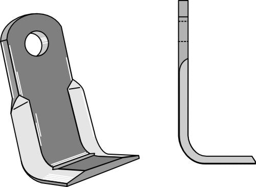 L-blade 120x60mm