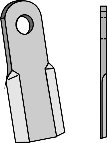 Straight blade 136x40mm