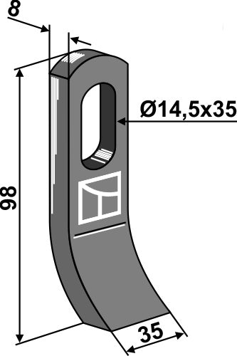 Flail 98x35mm