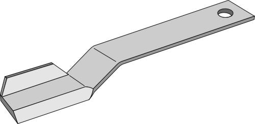 Mover-blade 765mm - right