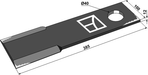 Mover-blade 385mm