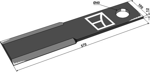 Mover-blade 570mm