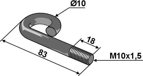 Holding shackle