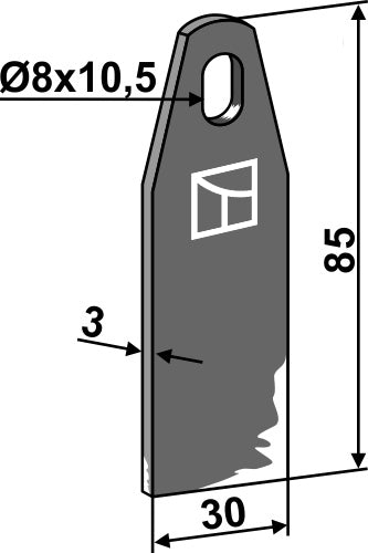 Scarifier blade
