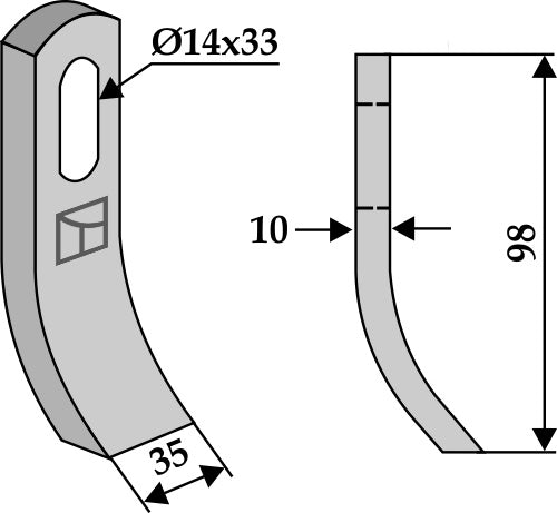 Flail 98x35mm